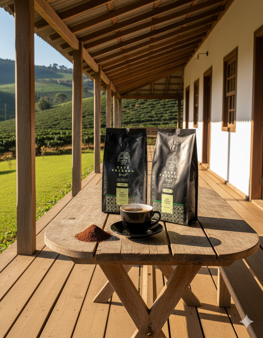 Café Especial +84pts Fazenda Brasil 500g  Sul De Minas