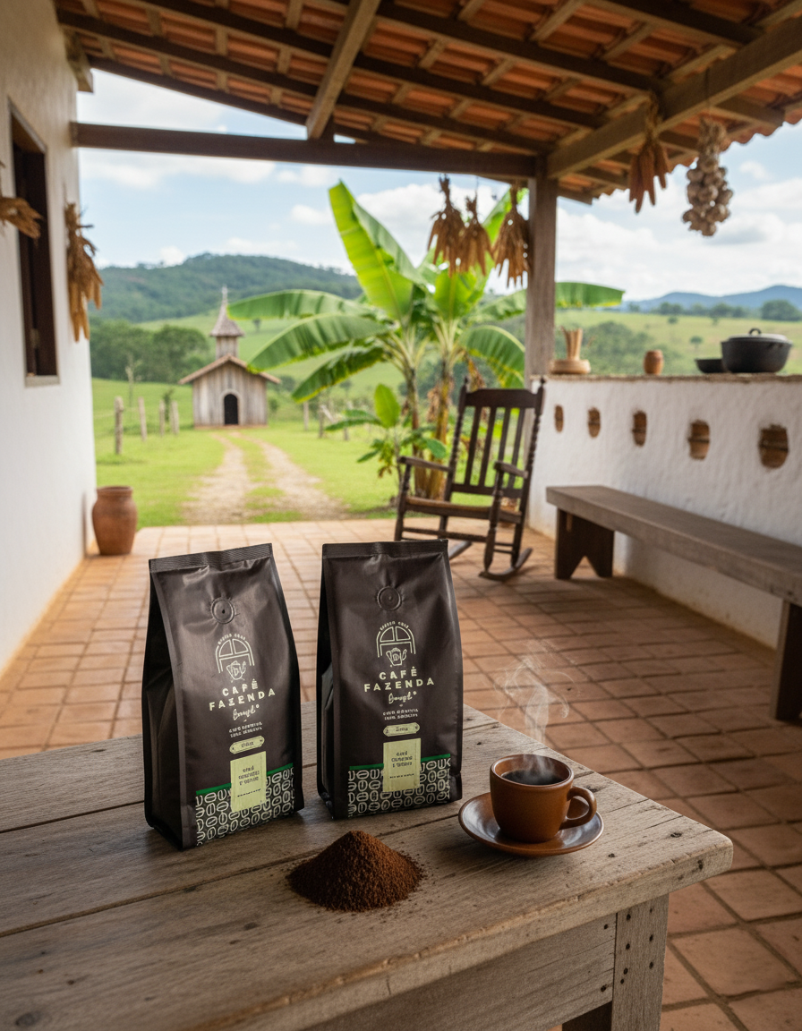 Café Especial +84pts Fazenda Brasil 500g  Sul De Minas