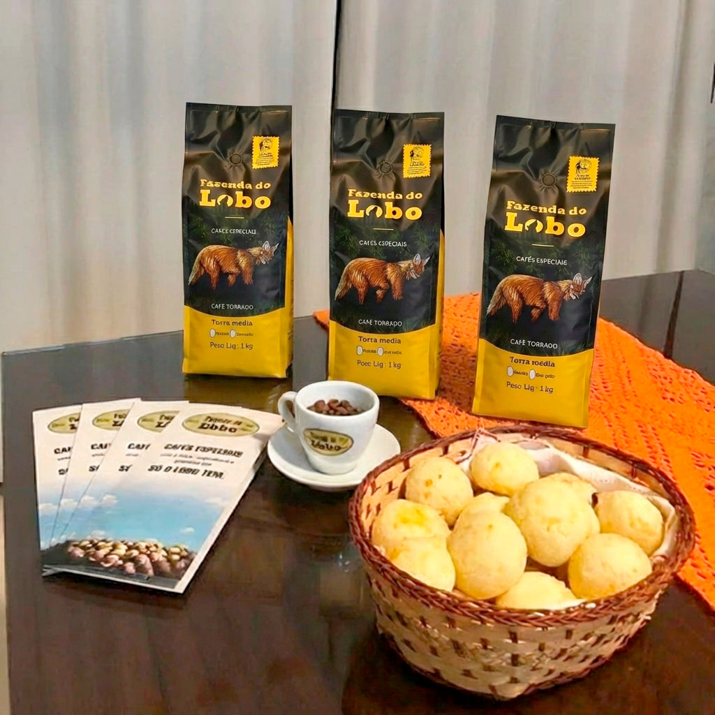 Kit 3kg Café Especial + 84 Pts Fazenda Do Lobo 3x 1kg