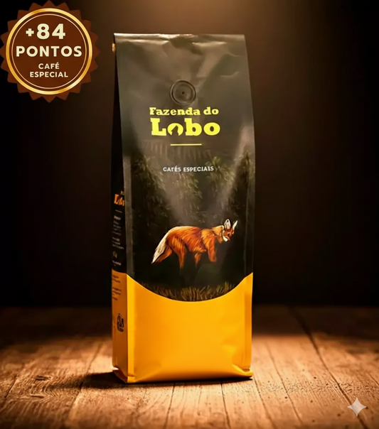Café Especial +84 Pts Fazenda Do Lobo 500g Sul De Minas Gerais