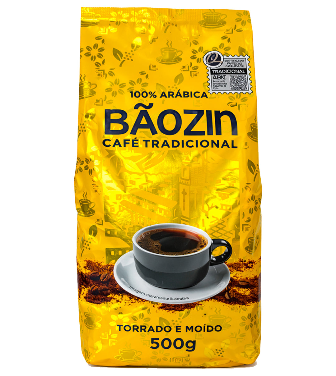 Café Tradicional Bãozin 500g Moído Sul De Minas Gerais