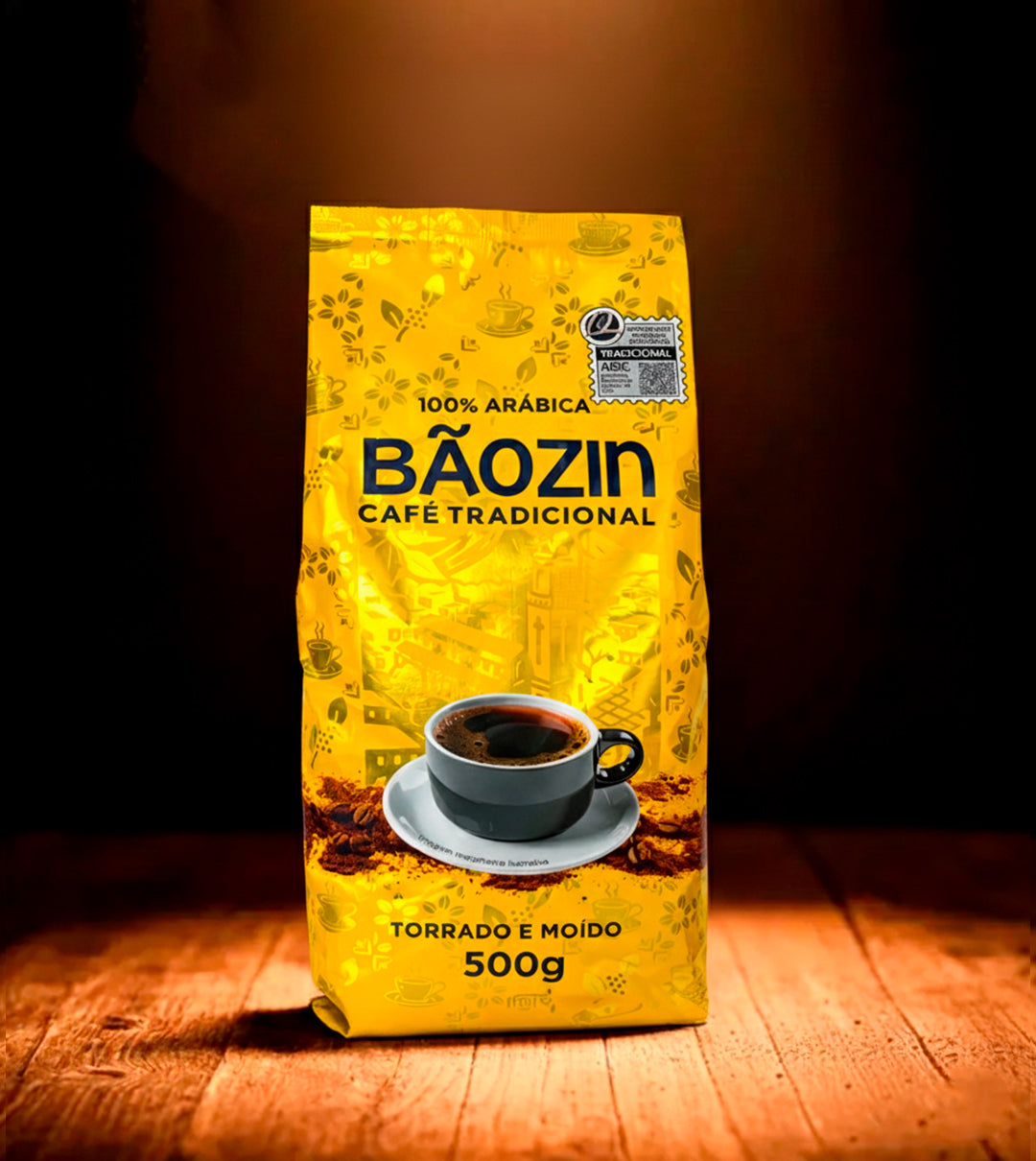 Café Tradicional Bãozin 500g Moído Sul De Minas Gerais
