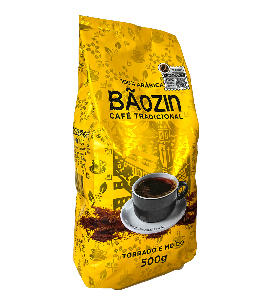 Café Tradicional Bãozin 500g Moído Sul De Minas Gerais