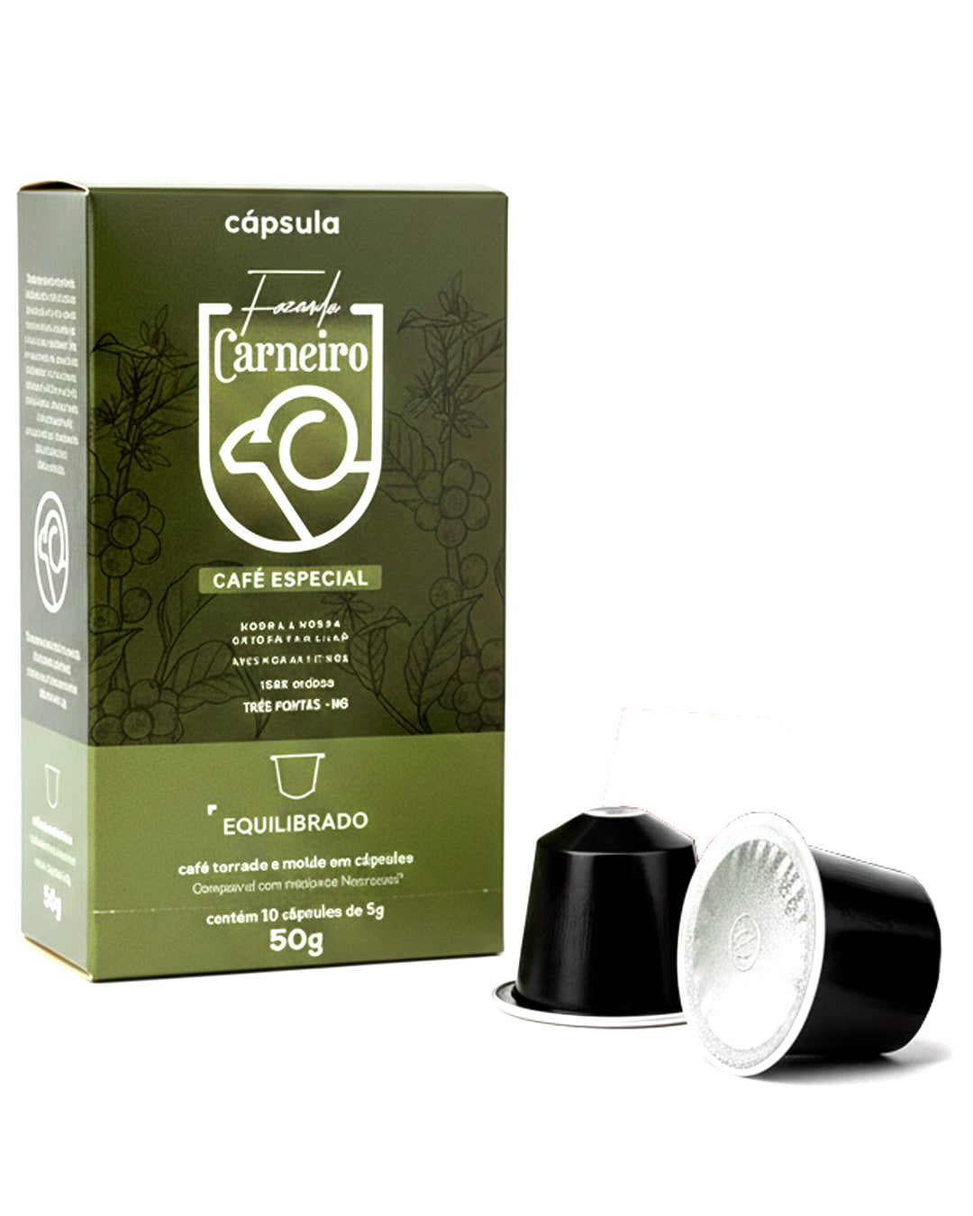 Cápsula Café Especial Fazenda Carneiro 10un (50g)  Sul De MG