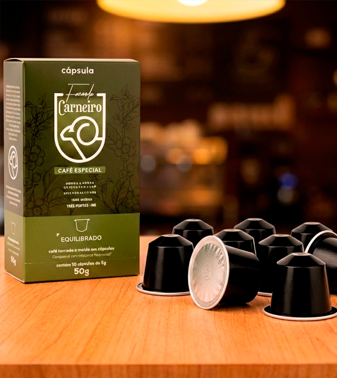 Cápsula Café Especial Fazenda Carneiro 10un (50g)  Sul De MG