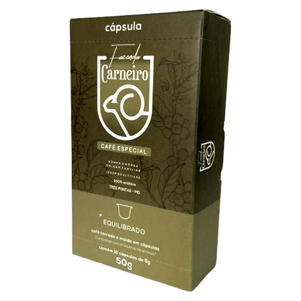 Cápsula Café Especial Fazenda Carneiro 10un (50g)  Sul De MG