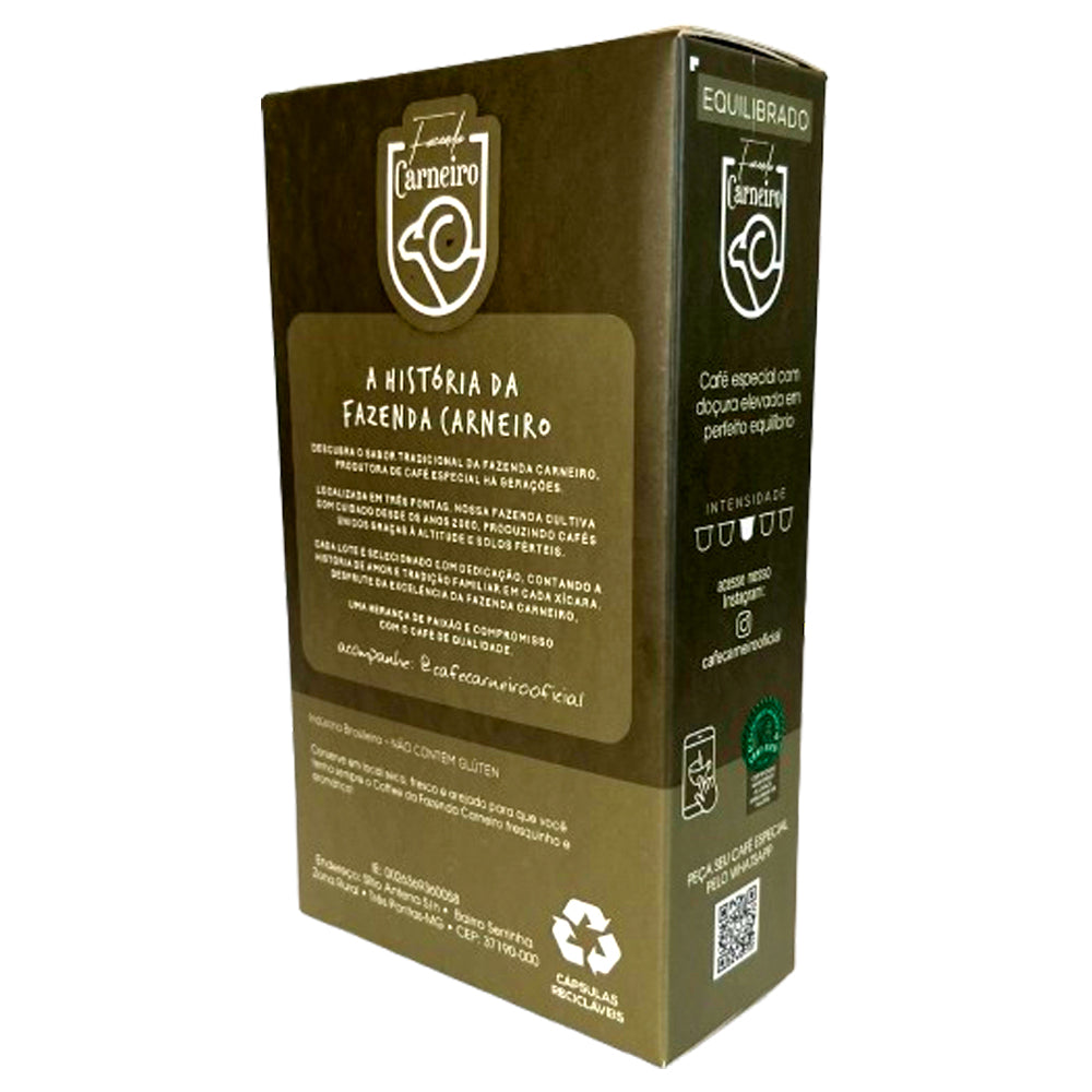 Cápsula Café Especial Fazenda Carneiro 10un (50g)  Sul De MG