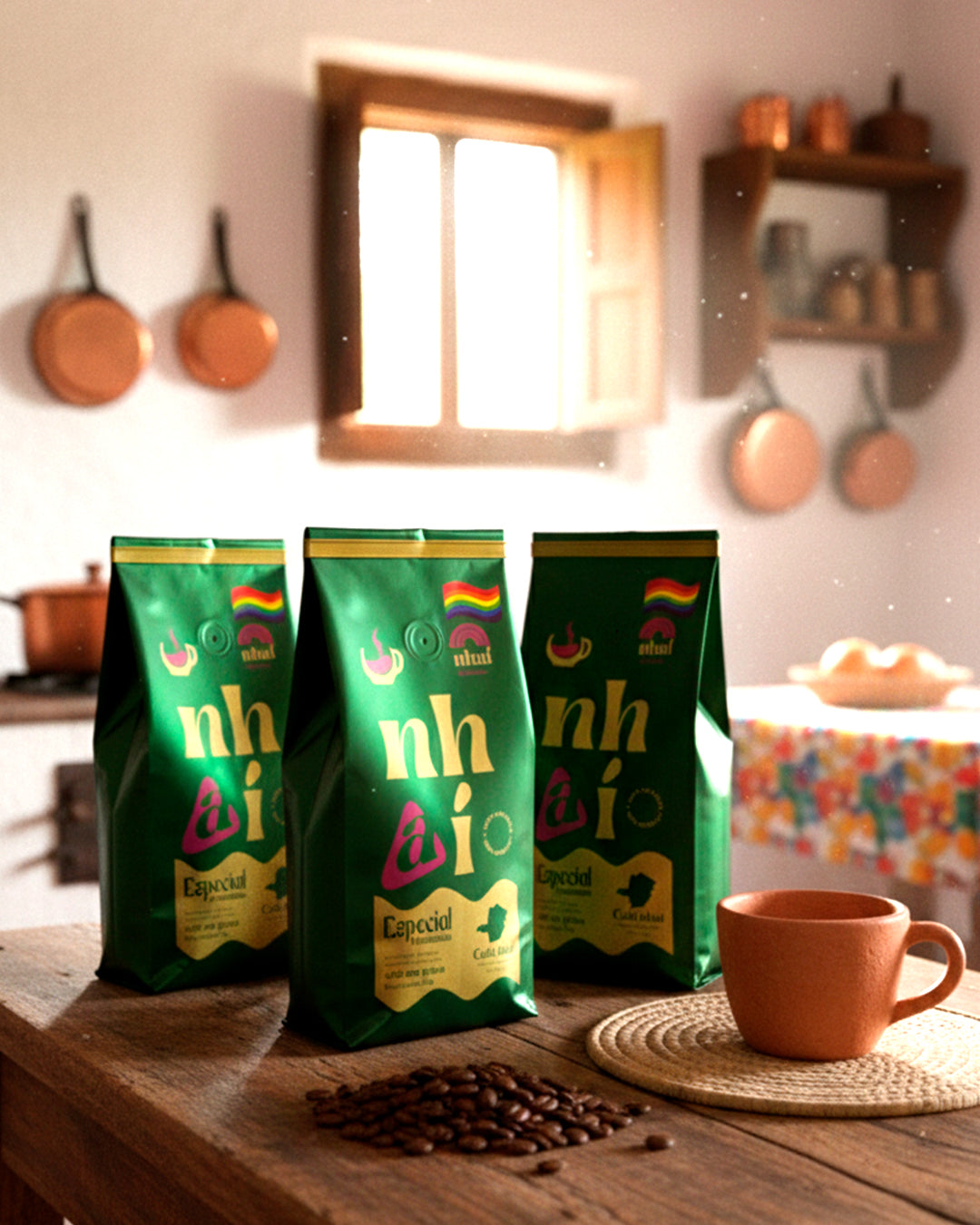 Café Especial +86 Pts Nhaí 250g Em Grãos Sul De Minas Gerais