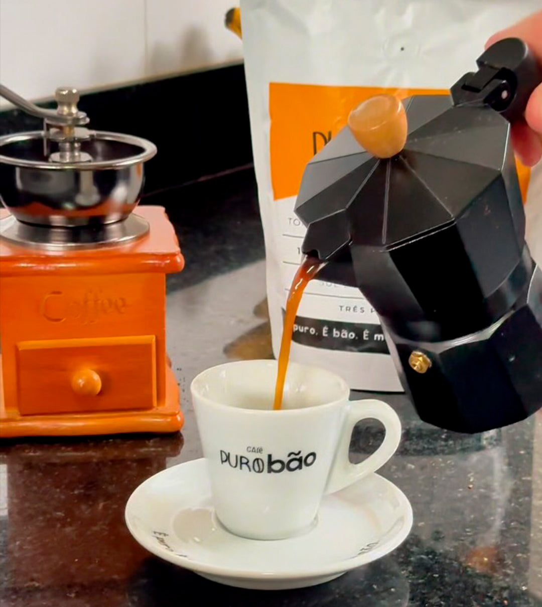 Café Gourmet Puro Bão 500g Moído Sul De Minas Gerais