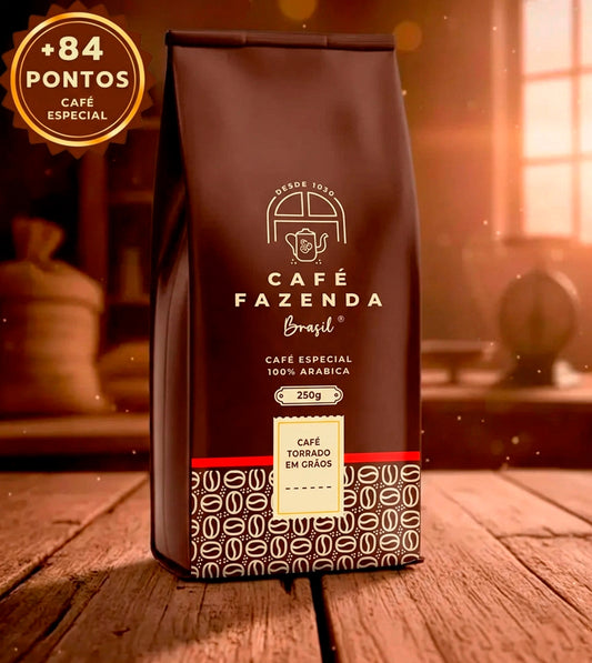 Café Especial +84 Pts Fazenda Brasil 250g Sul de Minas