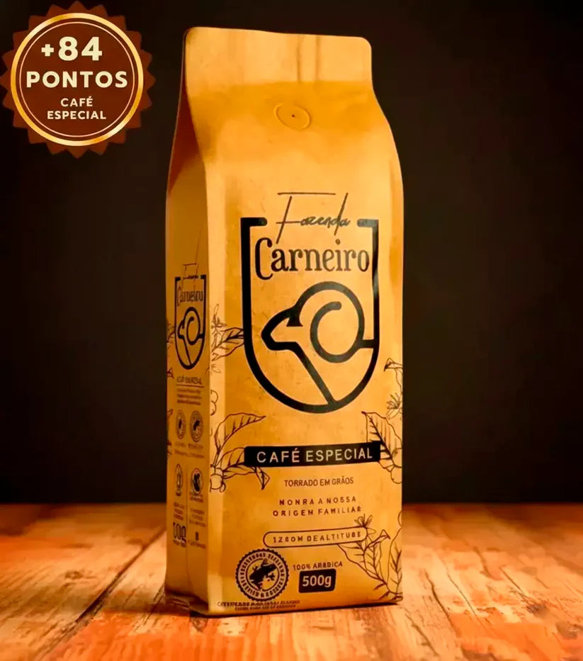 Café Especial +84 Pts Fazenda Carneiro 500g Sul de Minas