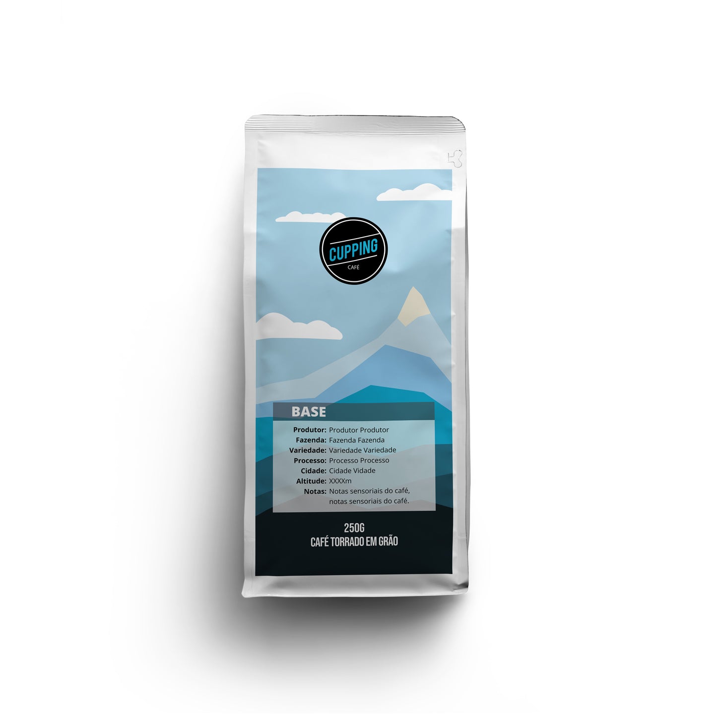 Café Cupping Café Pacote 250g Base Grãos