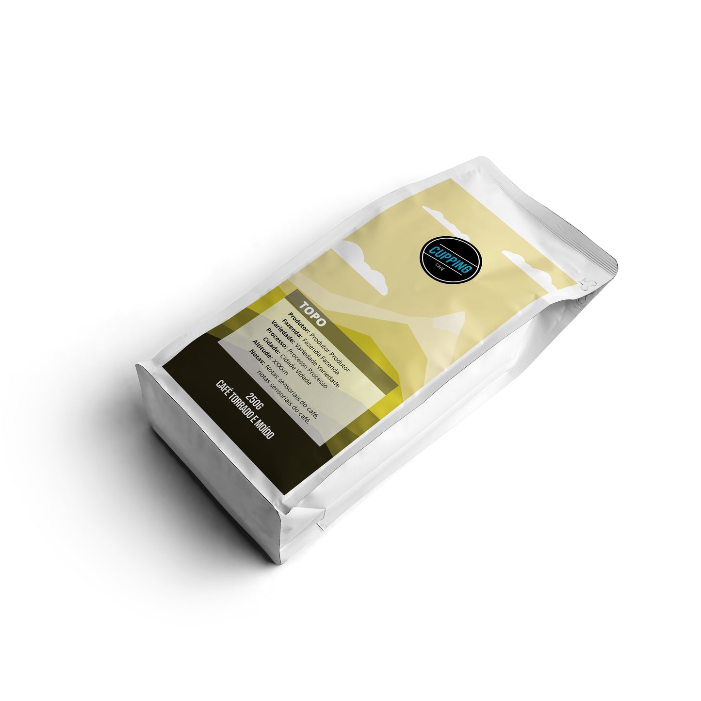Café Cupping Café Pacote 250g Topo Moído