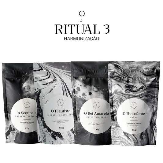 Kit Ritual 03 Harmonização | 4 Cafés Especiais 250g