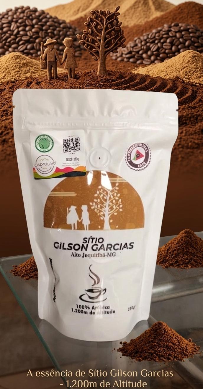 Café especial Sítio Gilson Garcia 250g em grãos
