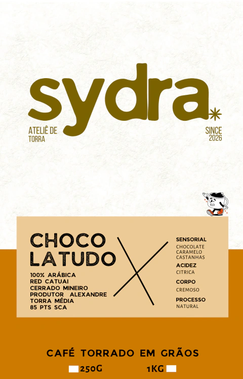 Café Especial Chocolatudo Sydra 250g Grãos