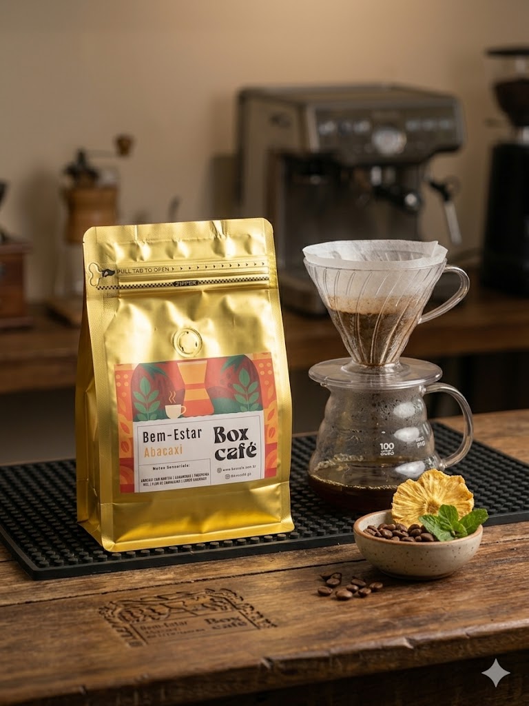 Café Especial Bem Estar Box Café Arara Abacaxi com Hortelã 250g