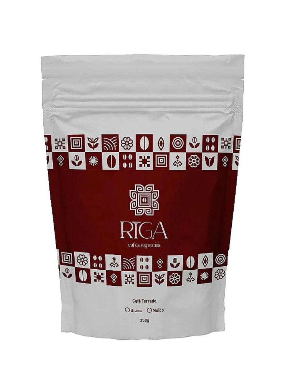 Café Rīga Chocolate ao Leite embalagem 250g em grãos