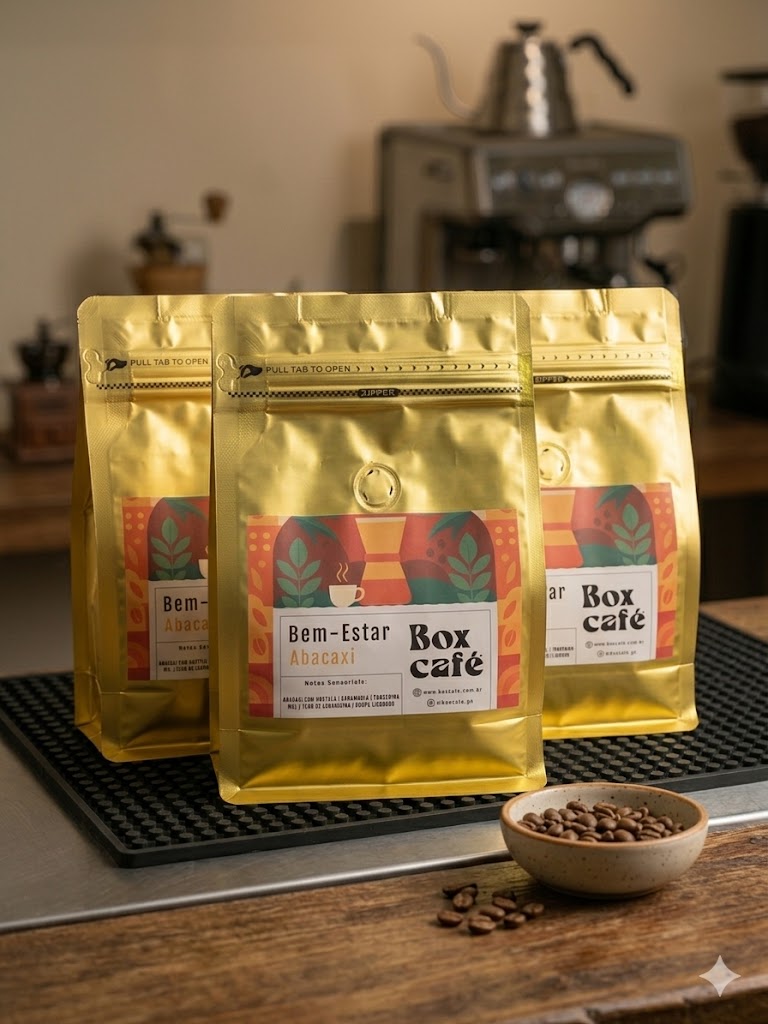 Café Especial Bem Estar Box Café Arara Abacaxi com Hortelã 250g