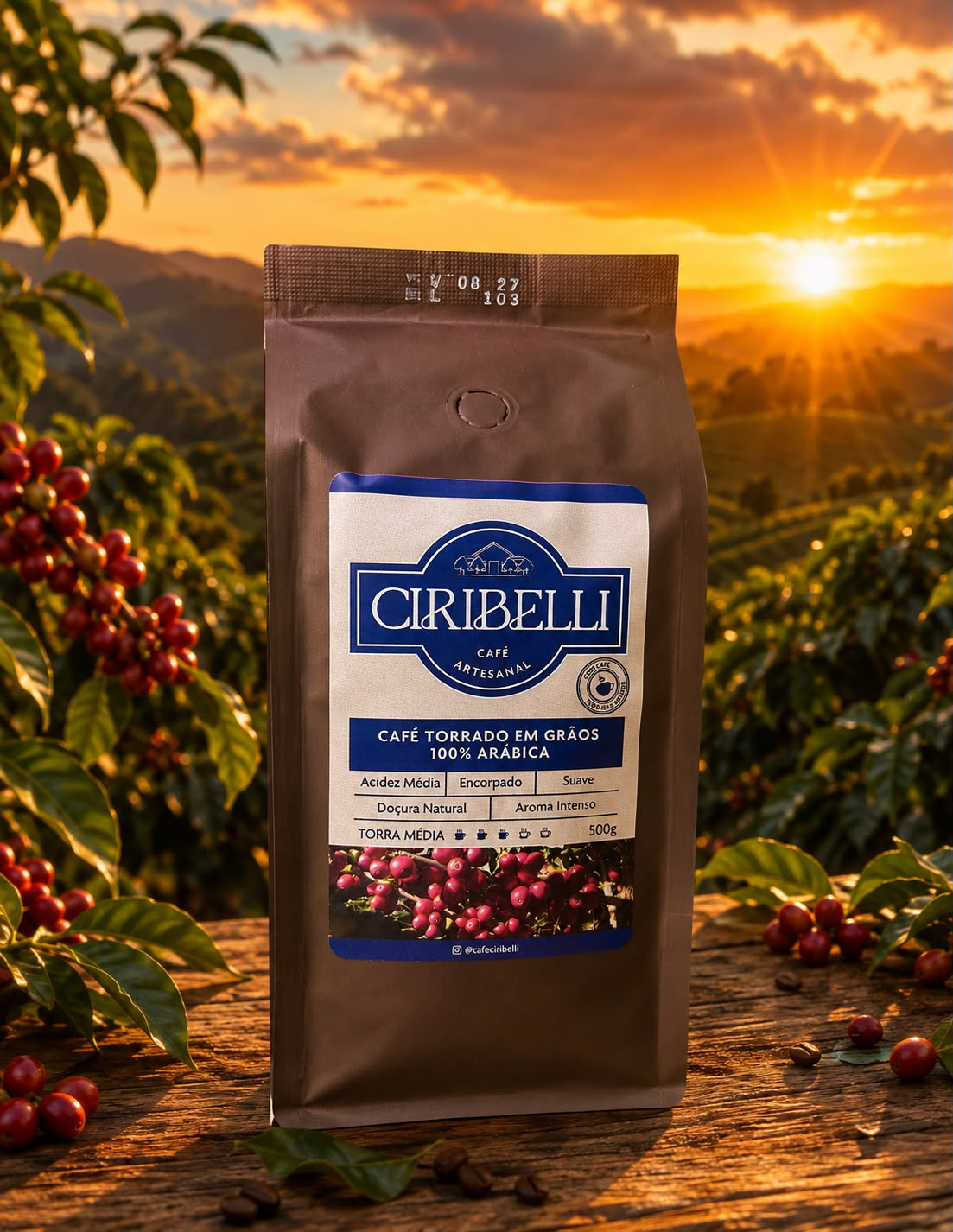 Café Ciribelli Especial Torrado em Grãos 500g