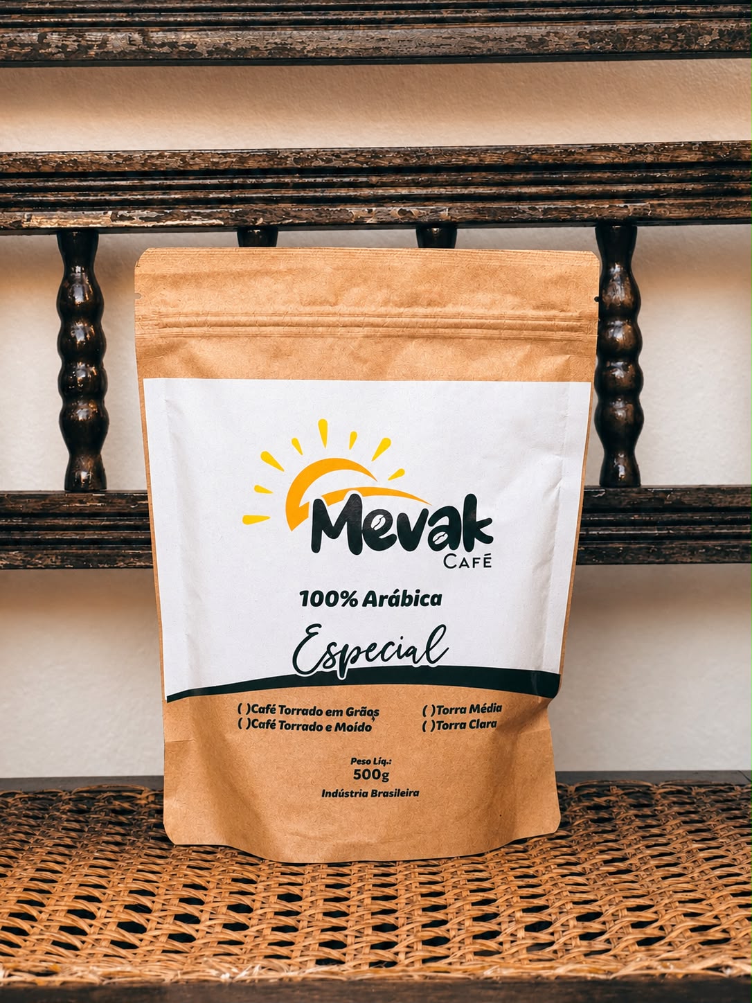 Mevak Café Especial • Microlote Mundo Novo • 100% Arábica • 500 g