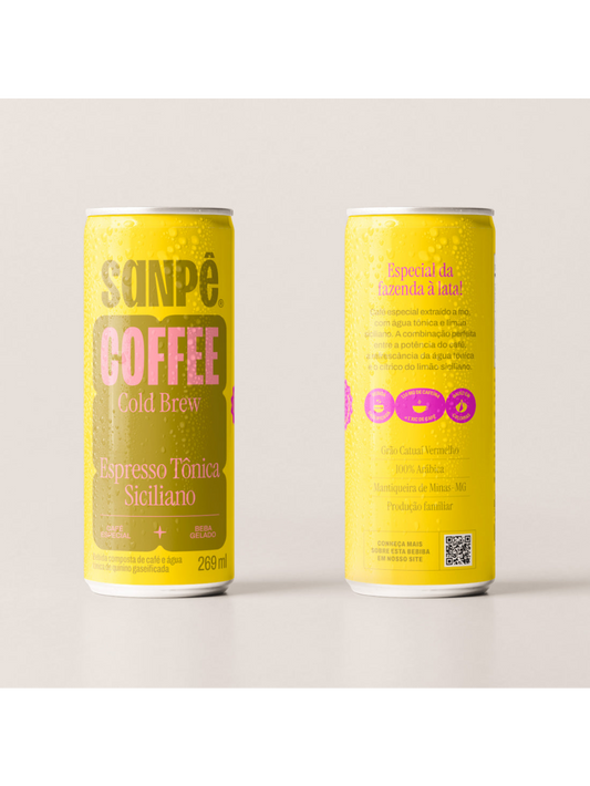 Cold Brew Tonica Siciliano 269ml  Pack 4 un.