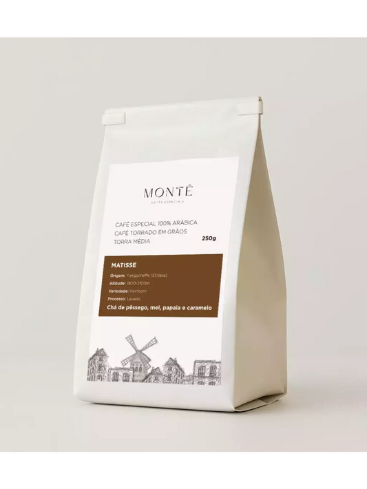 Café Especial Montê Em Grãos Torra Média 100% Arábica | Matisse 250g
