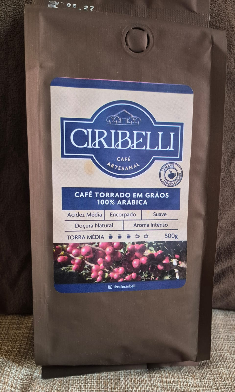 Café Ciribelli Especial Torrado em Grãos 500g