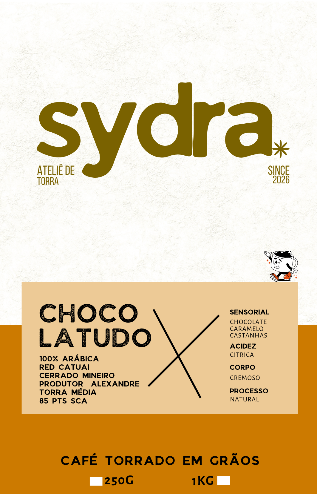Café Especial Chocolatudo Sydra