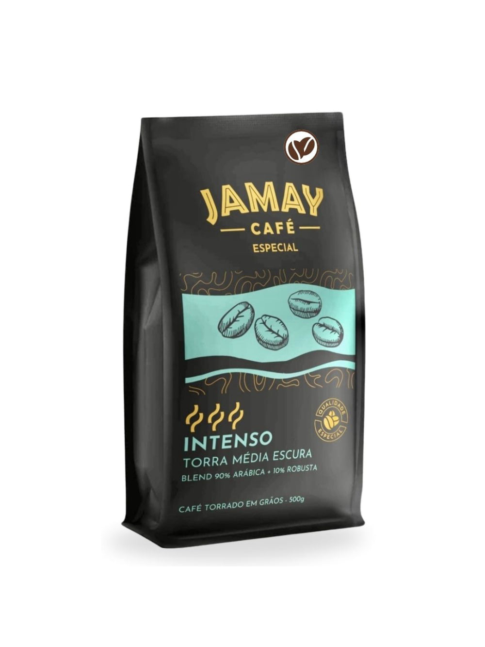 JAMAY Café Intenso GRÃOS Sachê 500g
