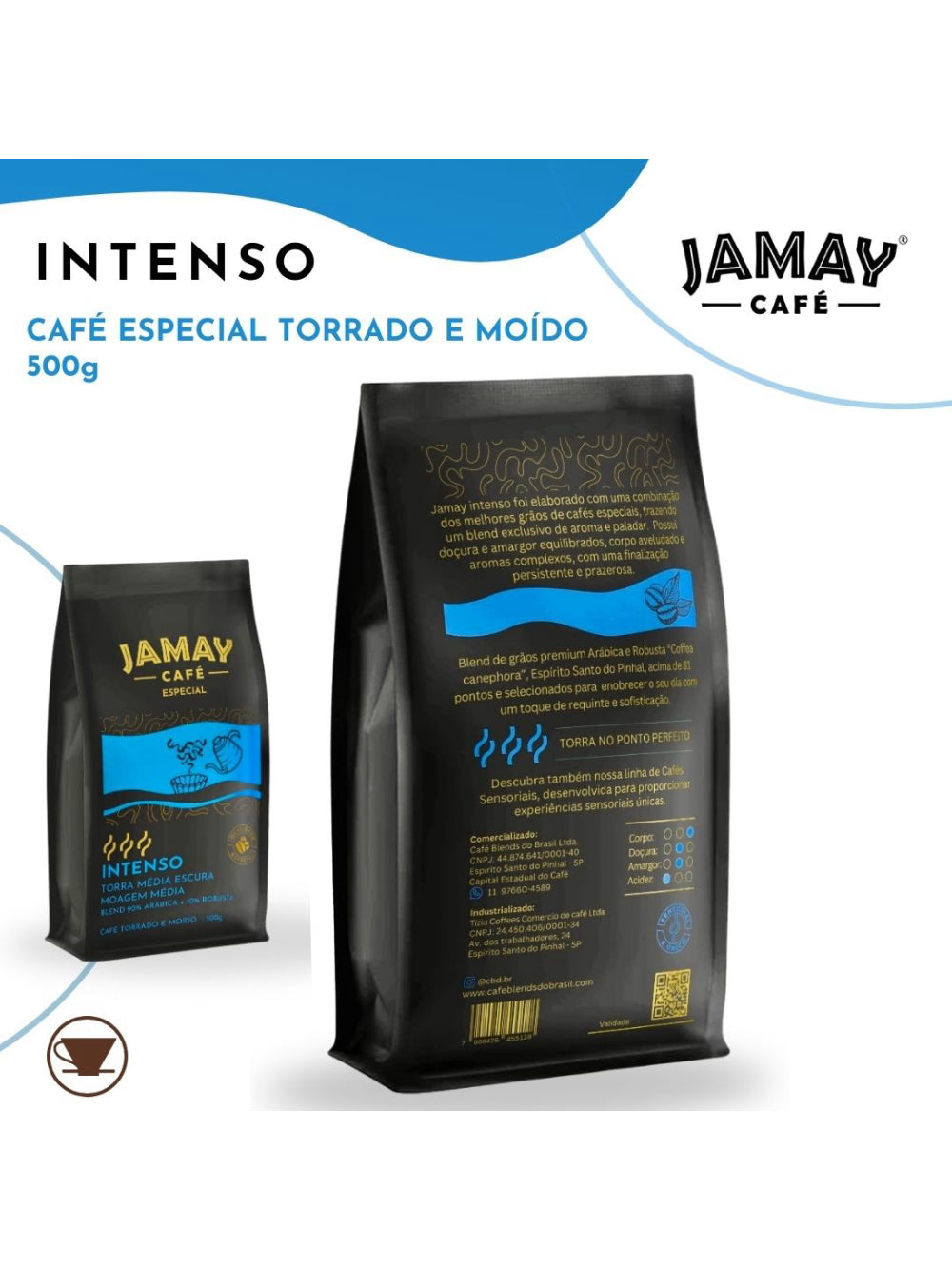 JAMAY Café Intenso MOÍDO Sachê 500g