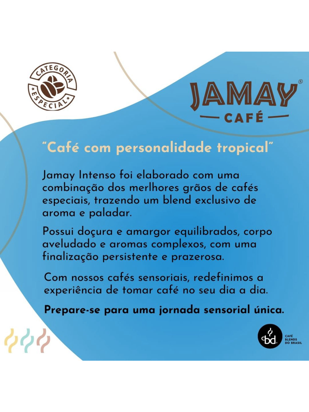 JAMAY Café Intenso MOÍDO Sachê 500g