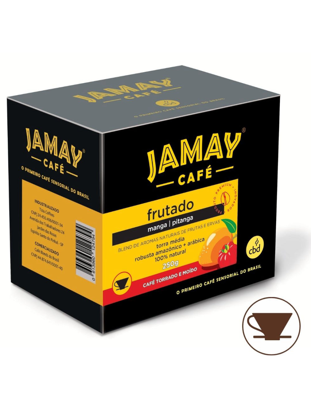 JAMAY Café Frutado MOÍDO Sachê 250g