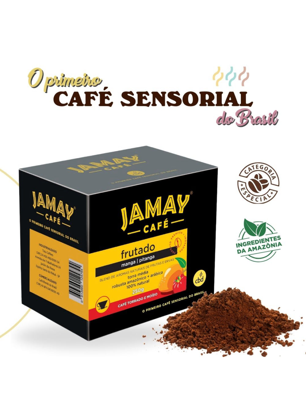 JAMAY Café Frutado MOÍDO Sachê 250g
