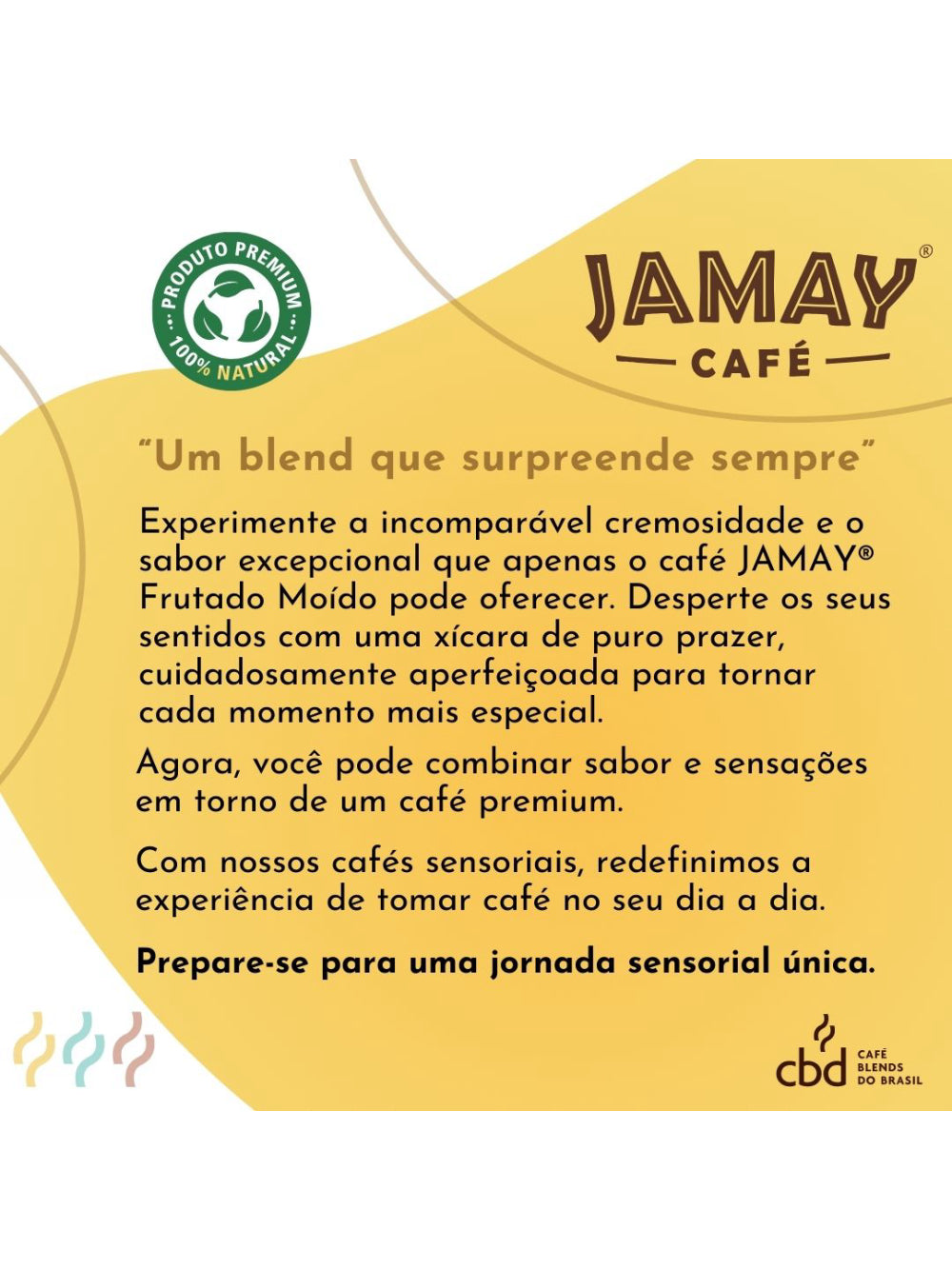 JAMAY Café Frutado MOÍDO Sachê 250g