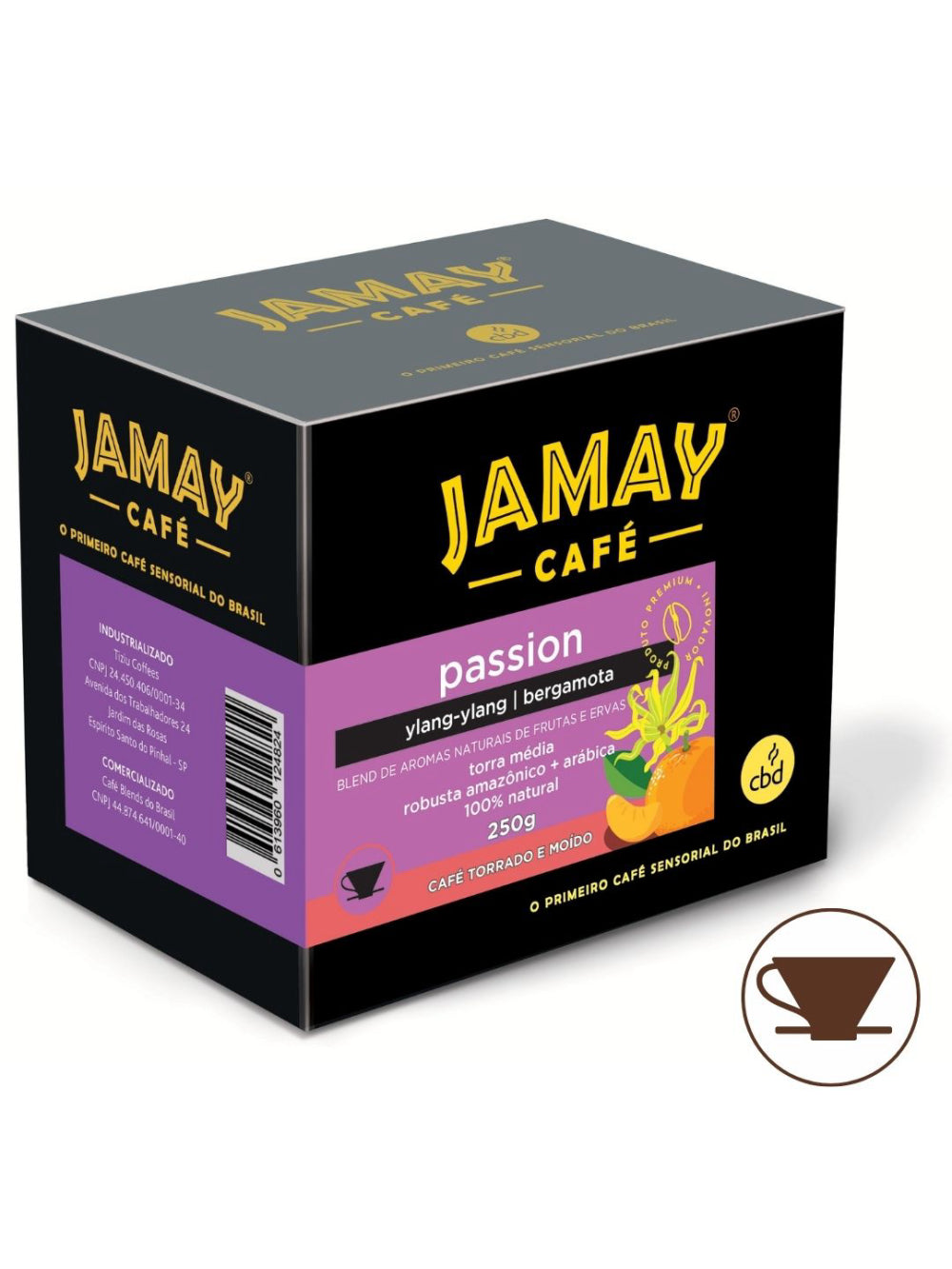JAMAY Café Passion MOÍDO Sachê 250g