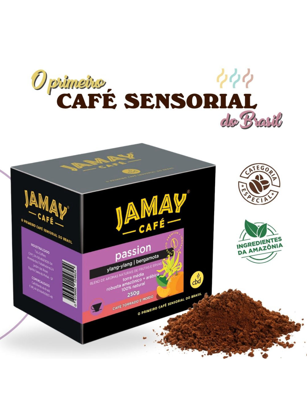 JAMAY Café Passion MOÍDO Sachê 250g