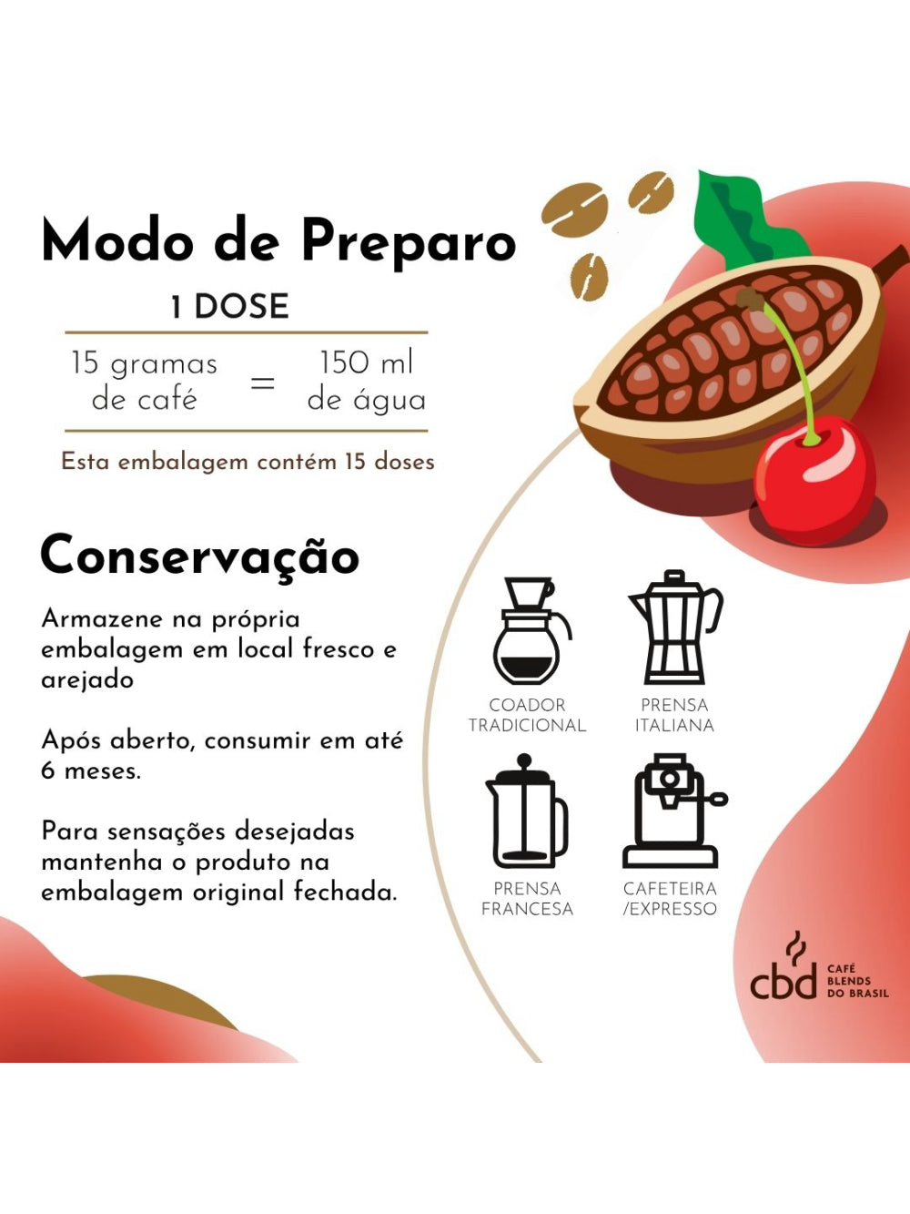 JAMAY Café CacauCherry MOÍDO Sachê 250g