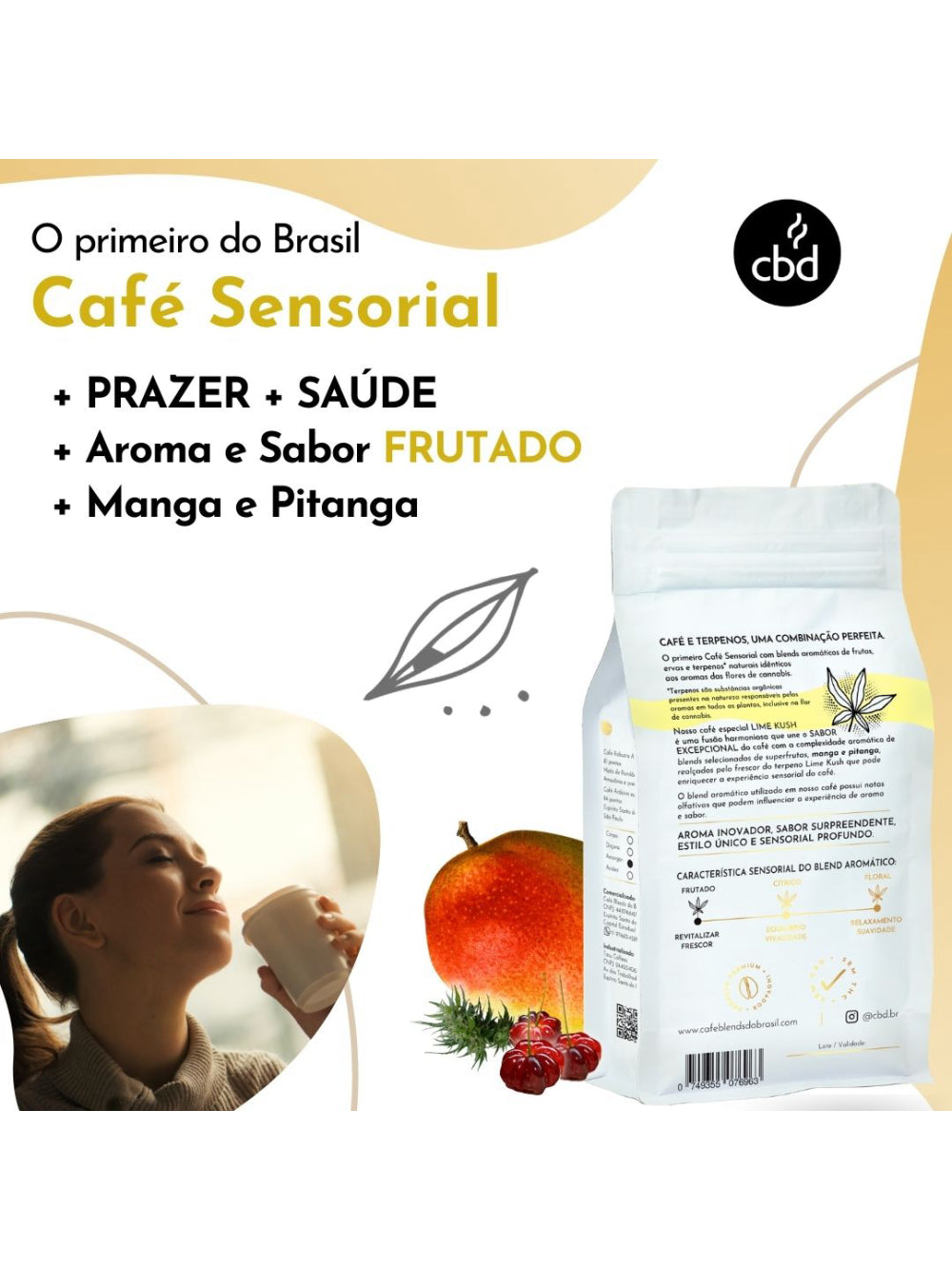 Café Lime Kush GRÃOS Sachê 500g