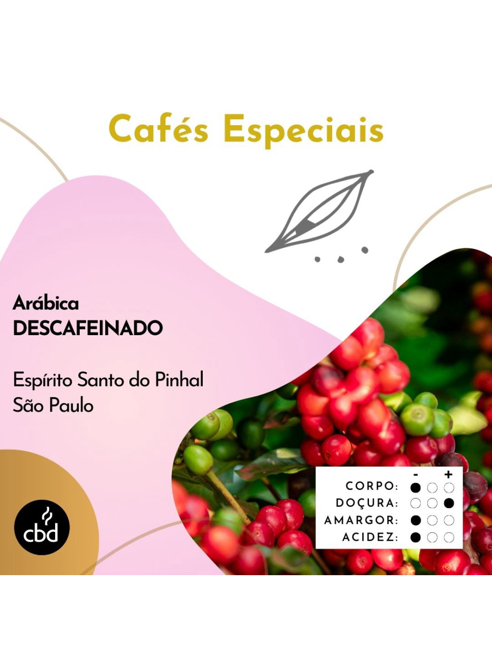 Café Berry White DECAF Descafeinado GRÃOS Sachê 500g