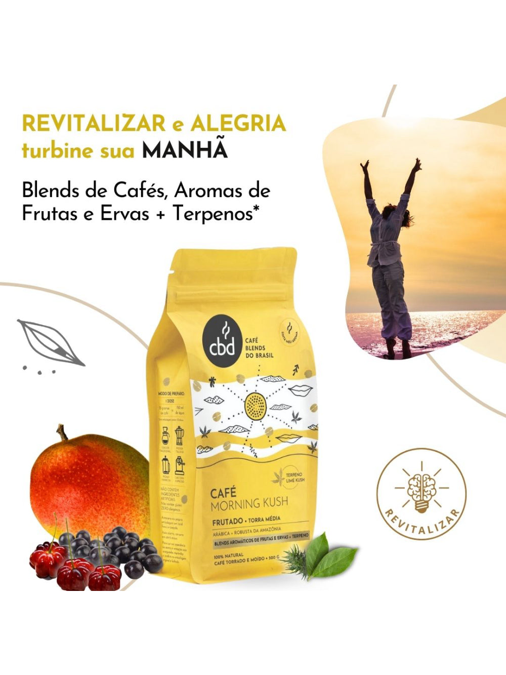 Café Morning Kush MOÍDO Sachê 500g