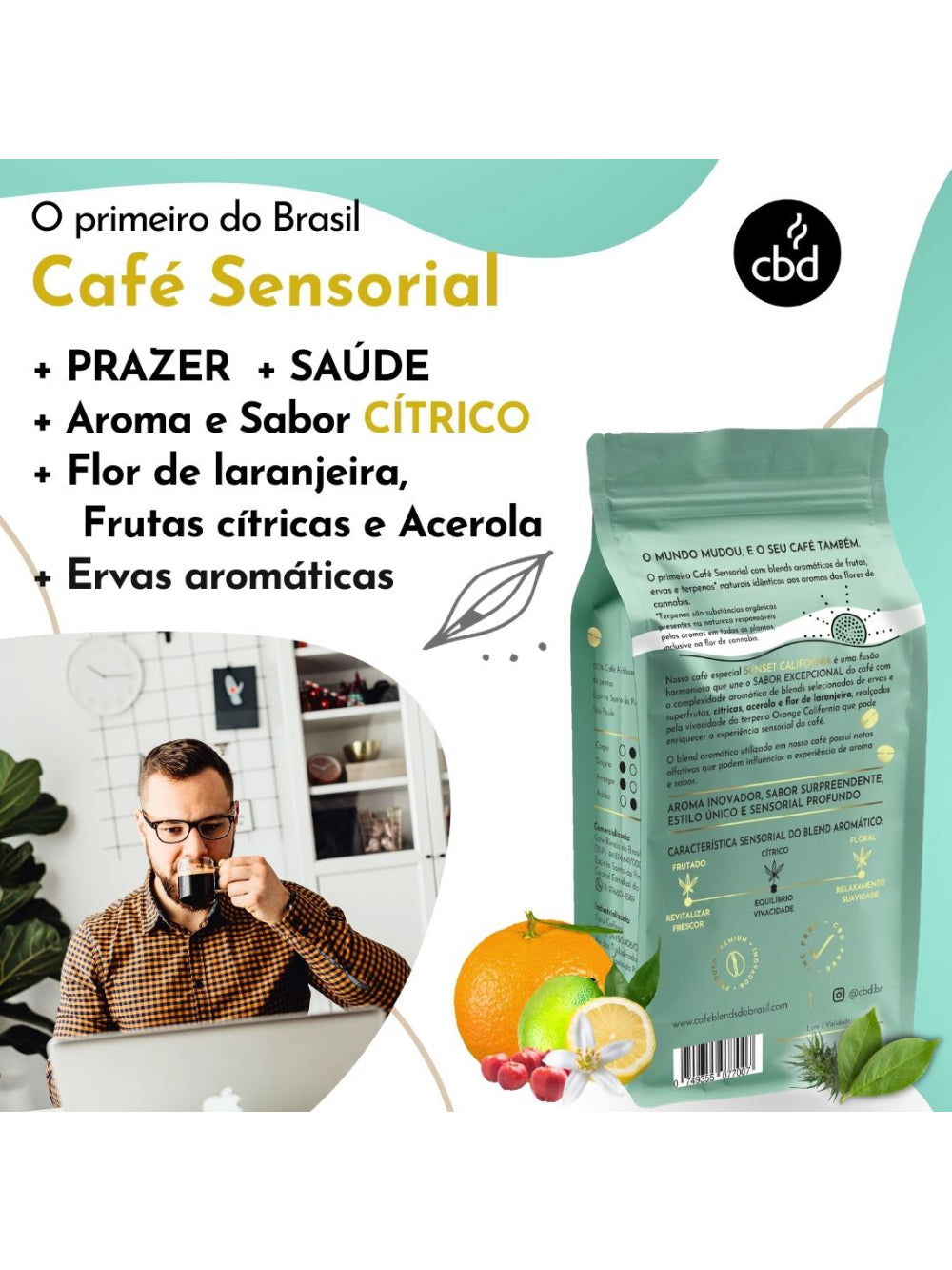 Café Sunset Califórnia MOÍDO Sachê 500g