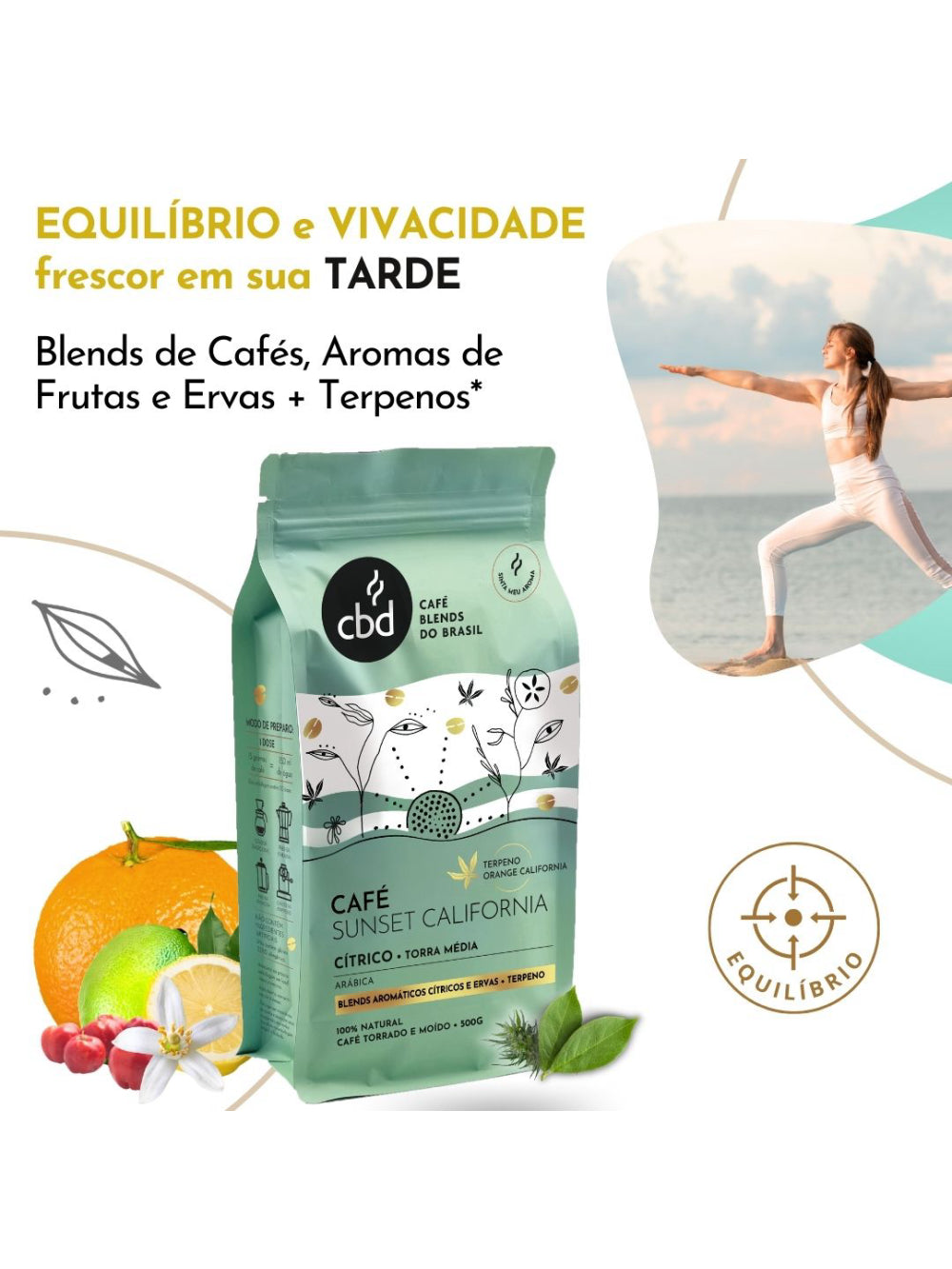 Café Sunset Califórnia MOÍDO Sachê 500g