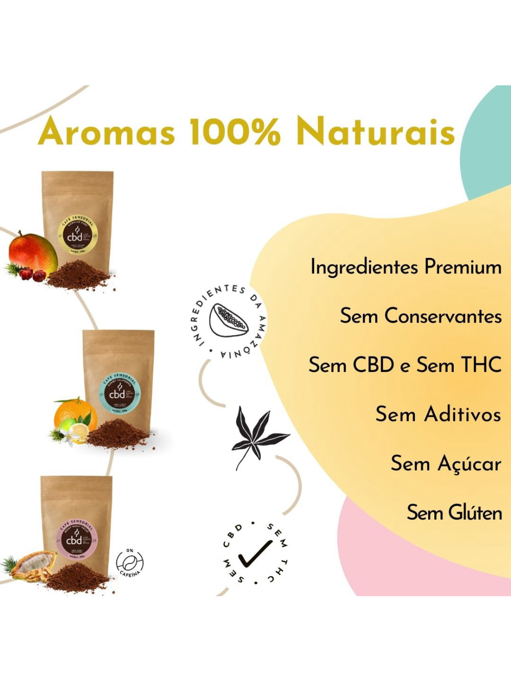 Kit Café Sensorial MOÍDO Manhã Tarde Noite 3 x 100g Caixa 300g