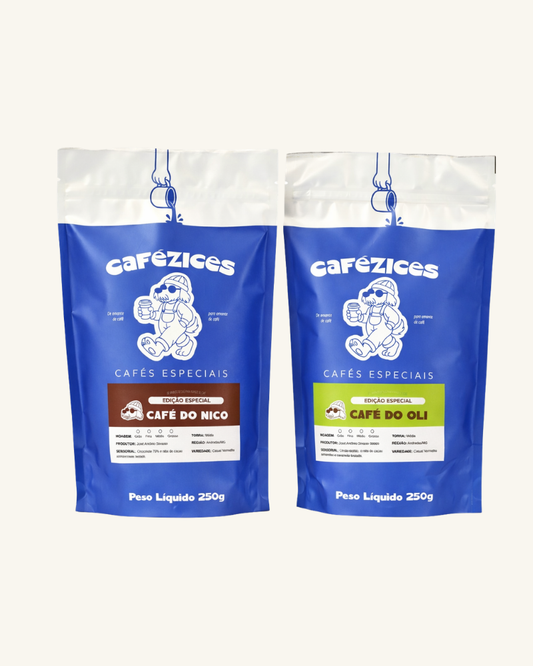 Kit Oli e Nico Cafézices 250g