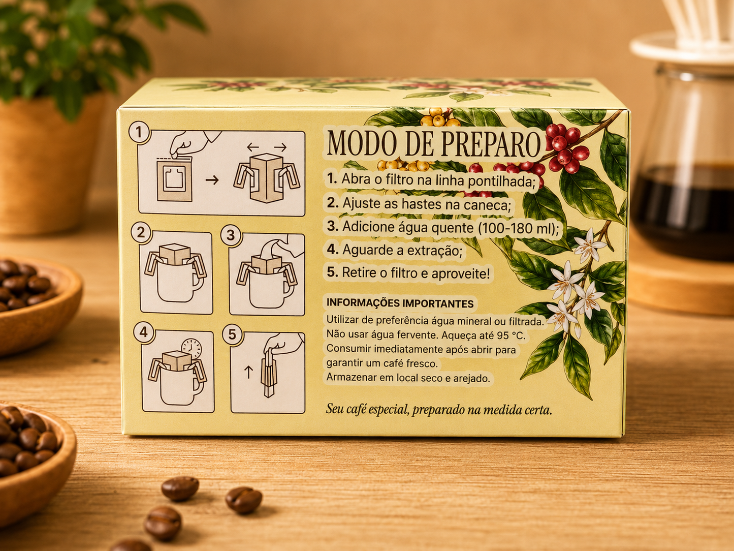 Drip coffee chocolate 10 unidades Vamos Tomar Um Café