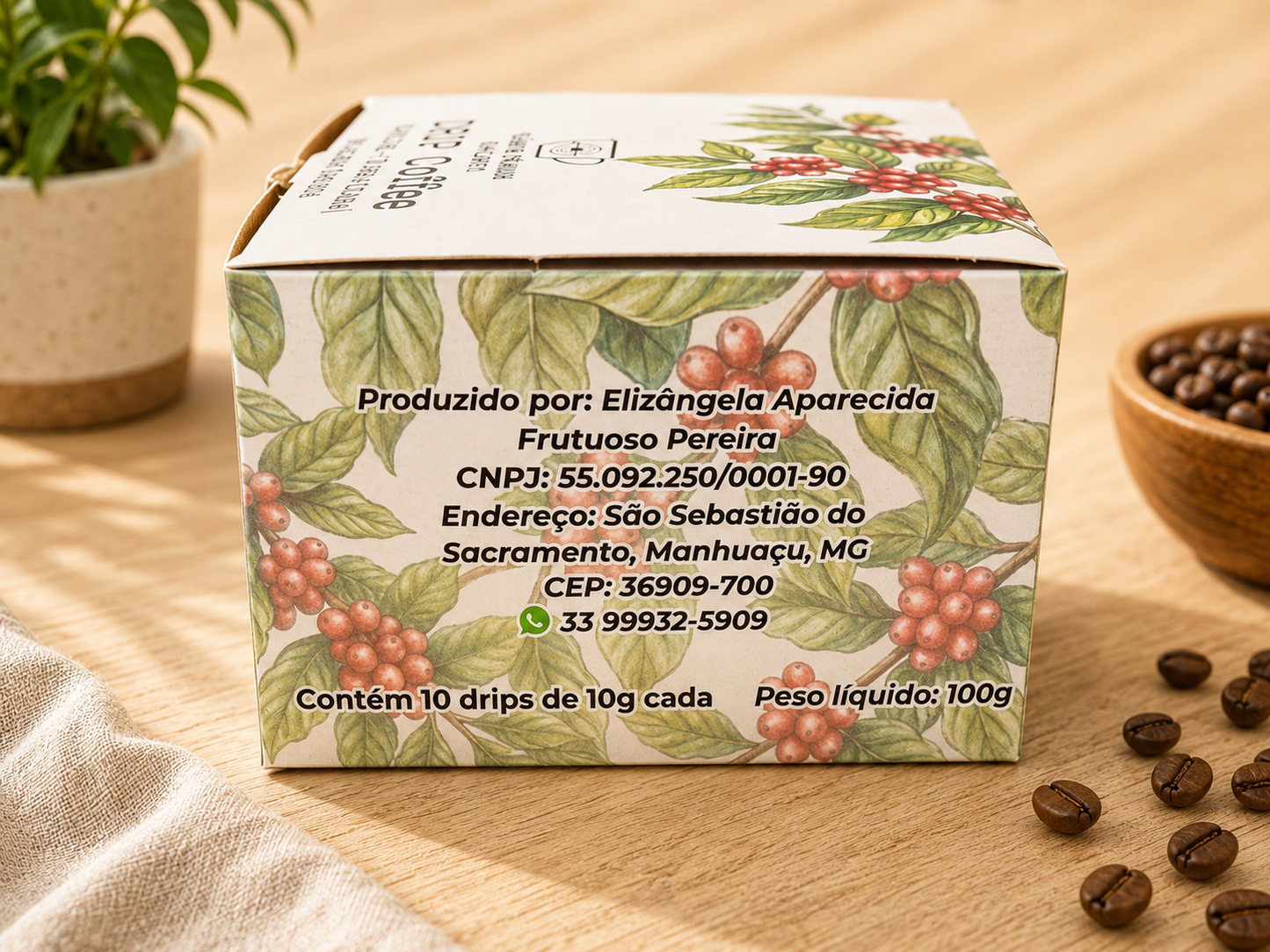 Drip coffee especial 10 unidades Vamos Tomar Um Café