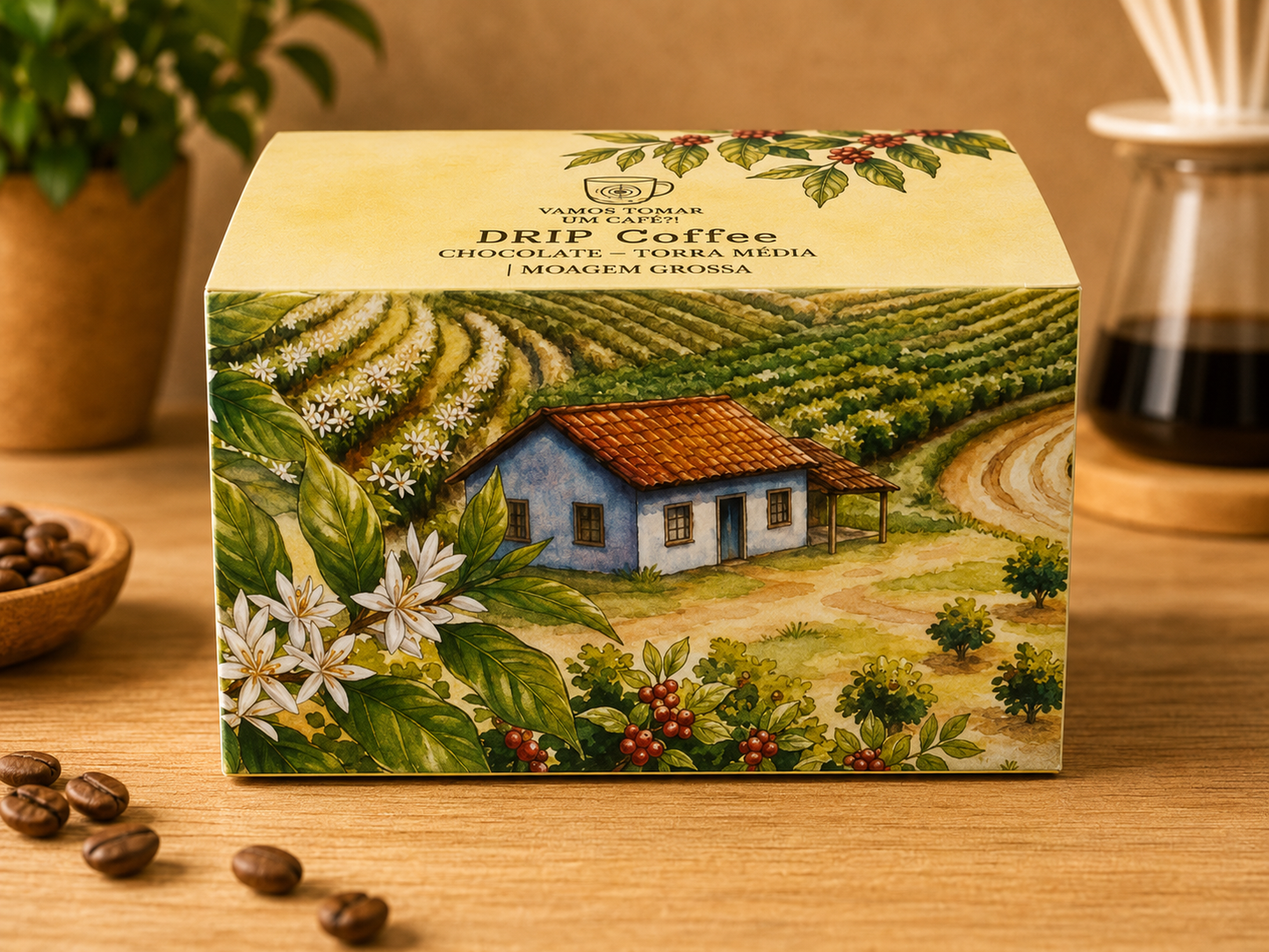 Drip coffee chocolate 10 unidades Vamos Tomar Um Café