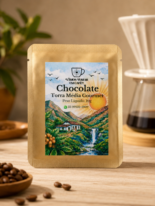 Drip coffee chocolate 10 unidades Vamos Tomar Um Café