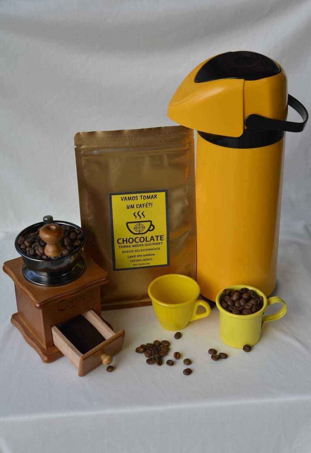 Café chocolate em grãos Vamos Tomar Um Café 250g